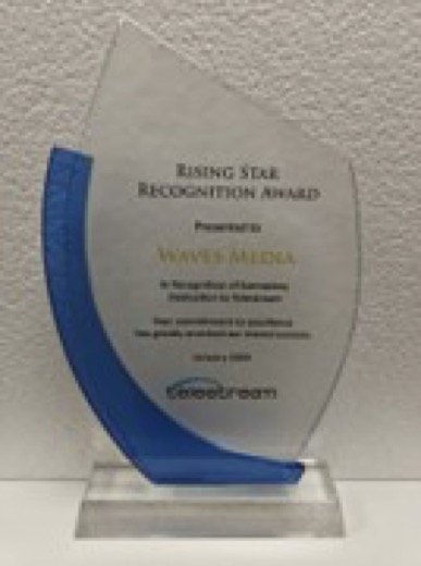 Rising Star Recognition trophy